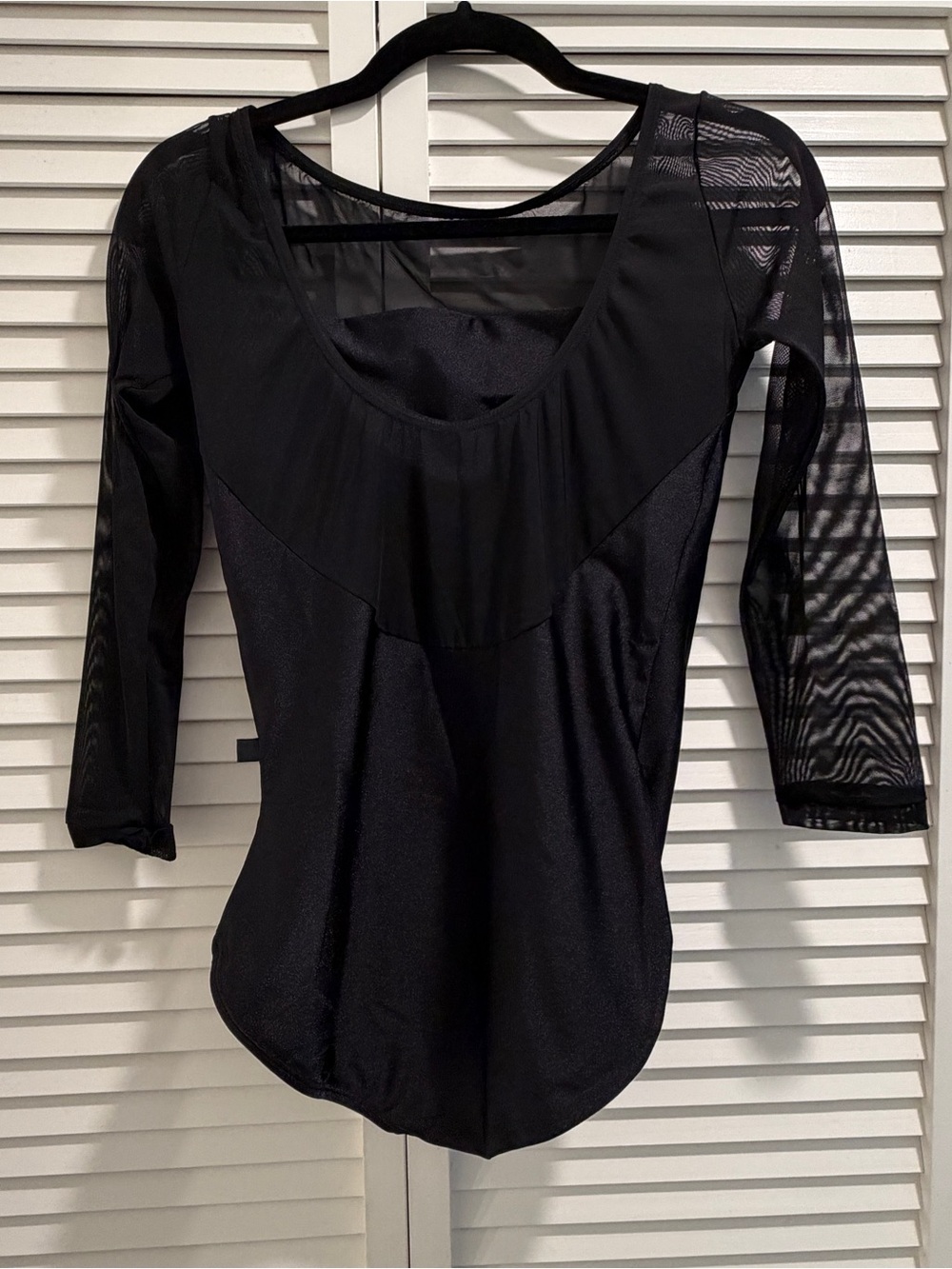 Jule Dancewear Platinum Black Leotard Adult XL - Picture 2 of 6